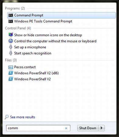 Search for and Run a Program in Vista and Windows 7